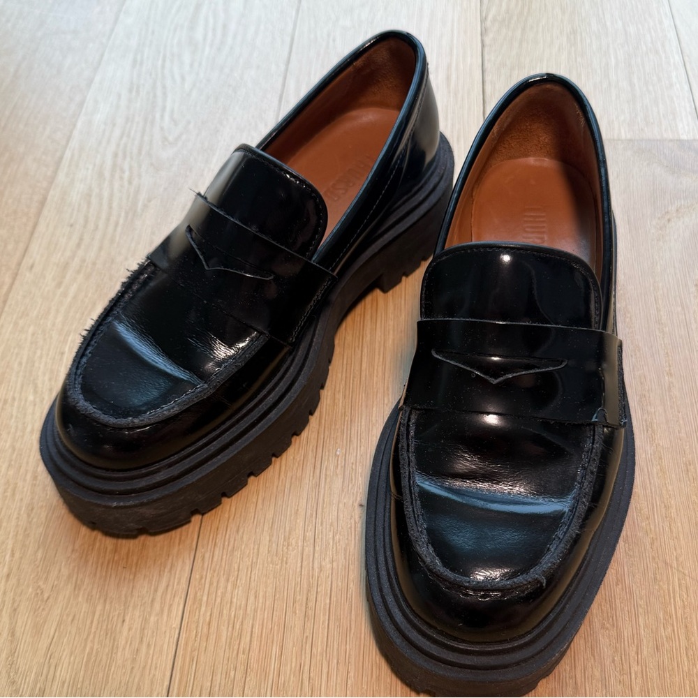 Thursday Boots Penny Platform Loafers Polished 36
